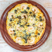 24. Seafood Deluxe Pizza